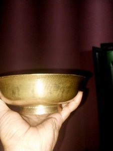 Bronze/kaas Bowl/45 to50 Years Old Antique