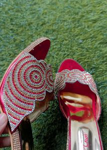 Red Embellished Heels