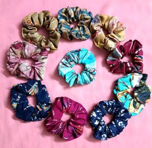 Colorful Scrunchie Set of 12