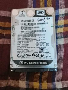 WD3200BEKT Hard Disk
