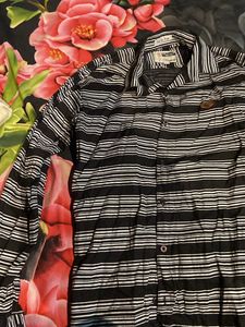 White and black striped Tshirts