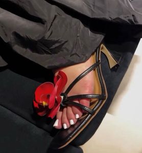 Red Flower Heel