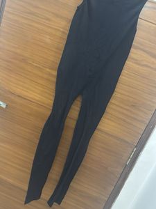Black Sleeveless Jumpsuit