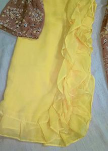 Frock Palazzo With Dupatta