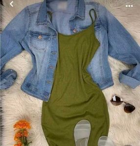 Green  Bodycon Dress 👗