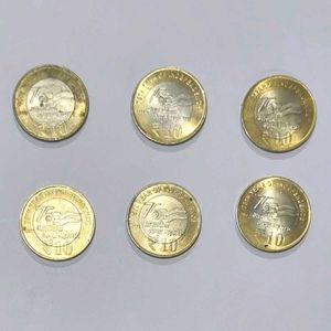 10 Rupees Coin 75 Years of Azadi Ka Amrit Mahotsa