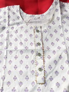 Elegant Printed Short Kurti