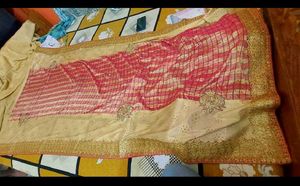 Elegant Embroidered Saree