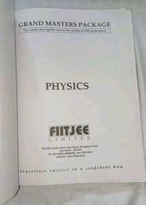 FIITJEE GRAND MASTERS PACKAGE PHYSICS