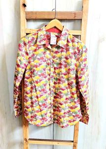 Multicolour Cotton Shirt Size-36