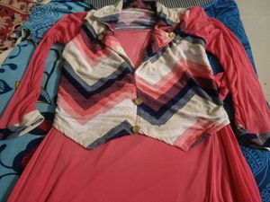 Pink Dress with Jacket