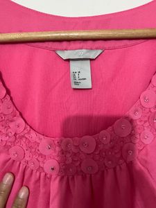 Pink Sleeveless Top