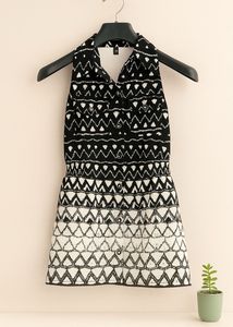 Halter Neck Top Backless