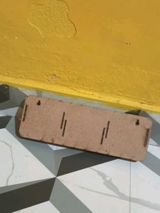 Wooden Wall Organizer with Key Hooks