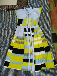 Striped Colorblock Dress