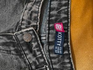 Black Grey Boyfriend Jeens For Women