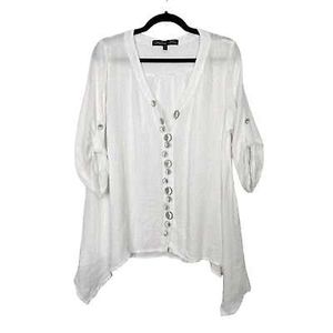 A White Classic Top For Women