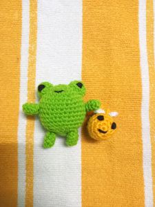 Crochet Frog And Bee Combo 🐝