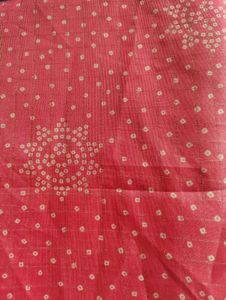 Dola Silk Saree With Jaipuri Print