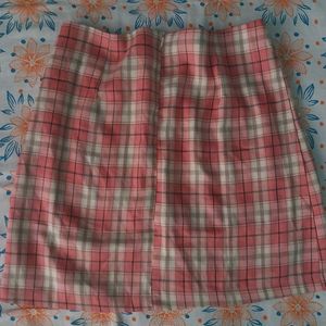 Plaid Mini Skirt