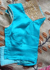 Teal Embroidered Blouse