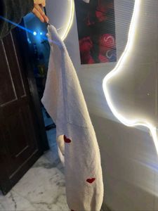 Heart Embroidered Knit Sweater