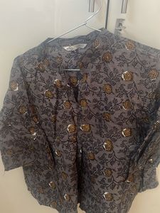 MNG Floral Print Blouse