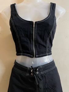 FOREVER 21 Branded Black Corset🖤