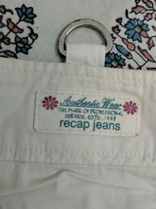 Recap White Cargo Pants For Women
