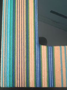 Striped Picture Frame Set