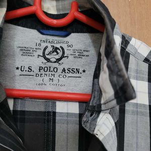 US POLO ASSN. Check Shirt - Size M