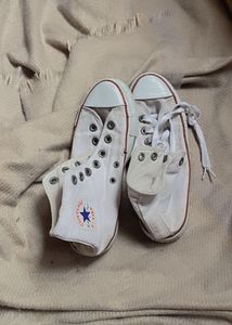 White Converse All Stars