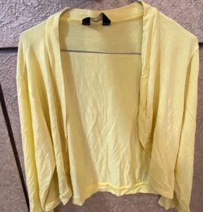 Light Yellow Shrug for Women