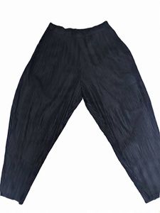 Pleated Black Palazzos