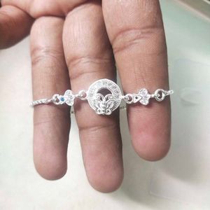 Pure Silver Butterfly 🦋 Adjustable Hand Bracelet