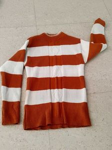 Striped Knit Sweater