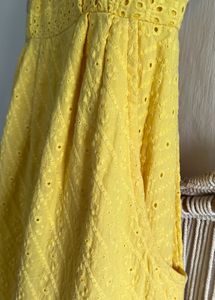Cotton Eyelet Summer Dress