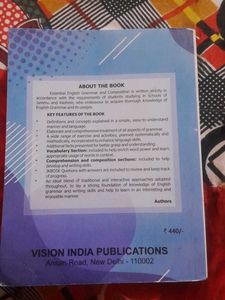 I Am Selling A Essential English Grammer Book