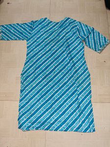 Striped Blue Kurti