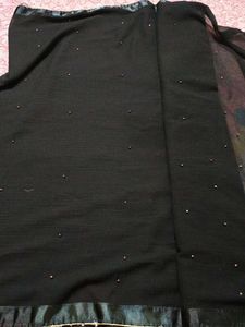 Elegant Black Saree