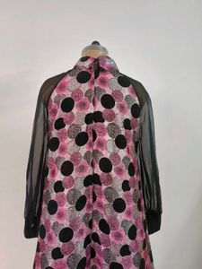 Retro Polka Dot Shimmery Dress