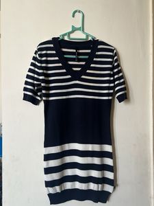 Striped Knit Dress
