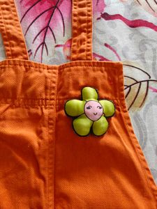 Cute Orange Jumper Dress
