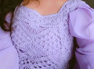 Lavander Blouson Top.. In A Good State
