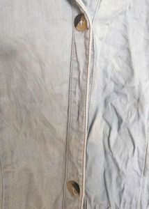 Denim Dress Cum Overlay