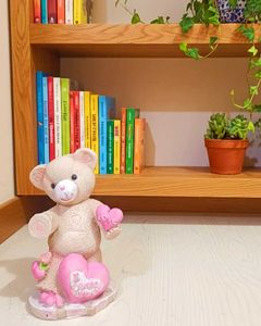 ❤️Heart and Teddy🧸Showpiece