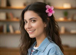Flower Hair Clips - Set of 3