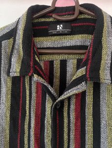 Crochet Arrow Shirt Party Wear And Old Money