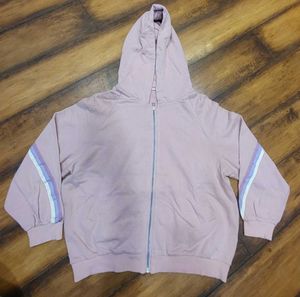 Pink Zip-Up Hoodie
