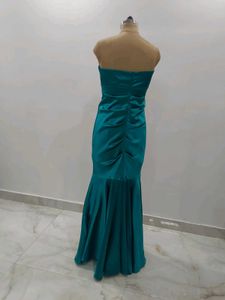 Elegant Teal Gown